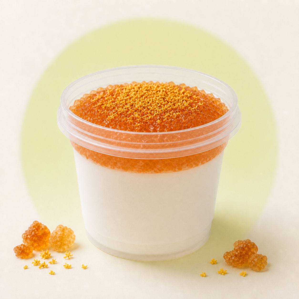 Peach Gum Coconut dessert by Crazy Coconut